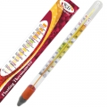 Termometro in vetro galleggiante per birra, vino e bevande spiritose - 2360CP-14-qp5 liquido verde - 161017031